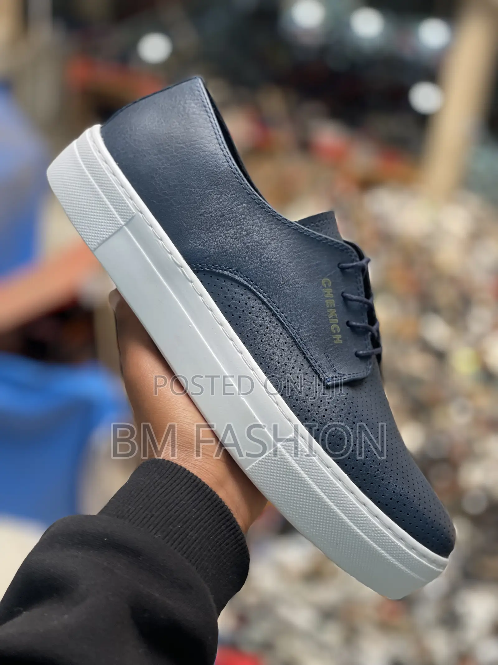 Chekich Blueblack Quality Turkey Shoes