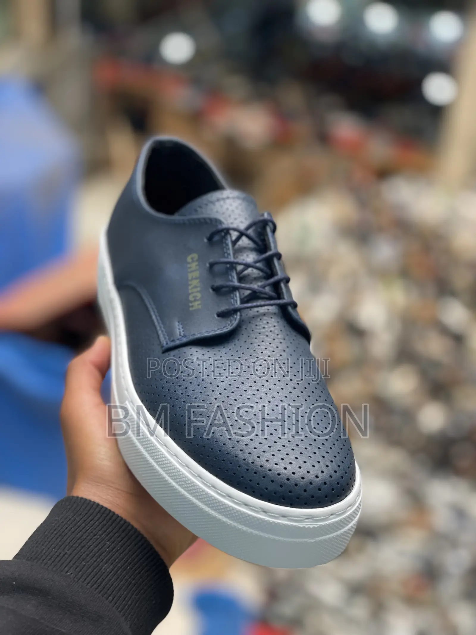 Chekich Blueblack Quality Turkey Shoes