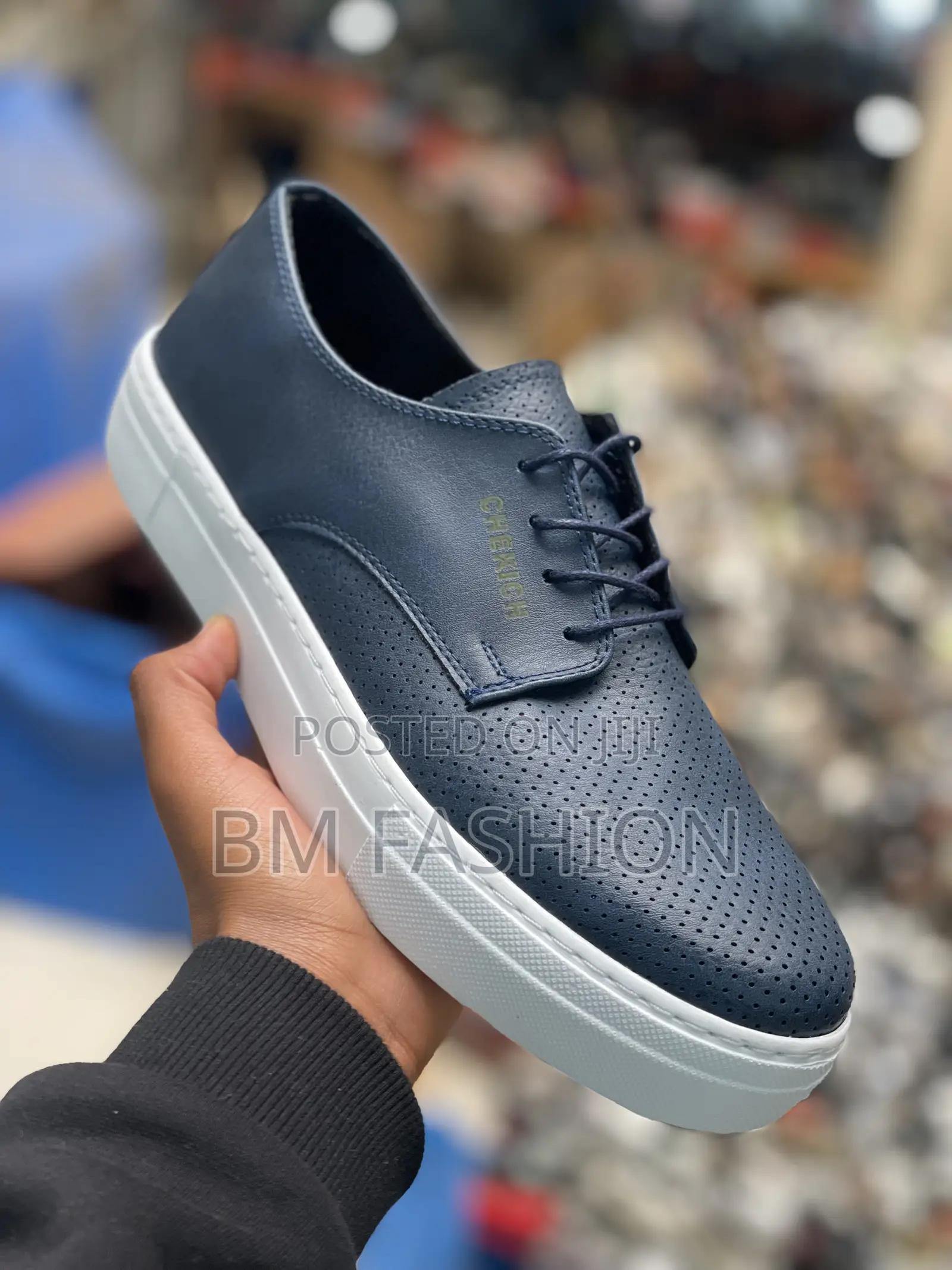 Chekich Blueblack Quality Turkey Shoes