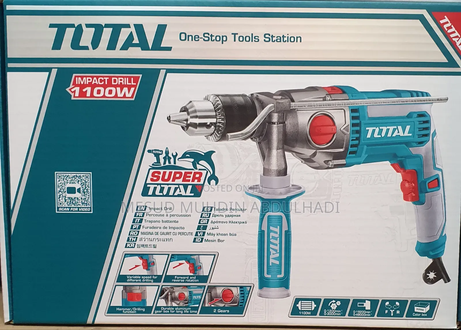 Total Lmpact Drill 1100w