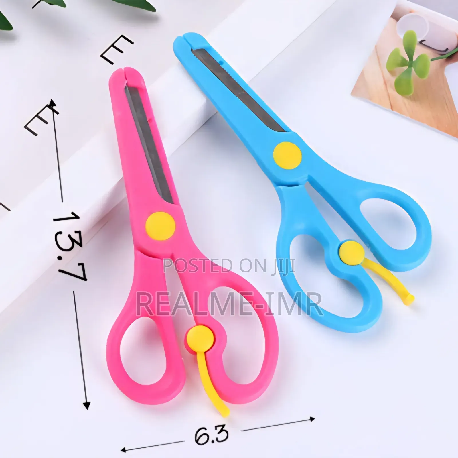 Children’S Assisted Scissors — Metal Blade With Safety Supporter