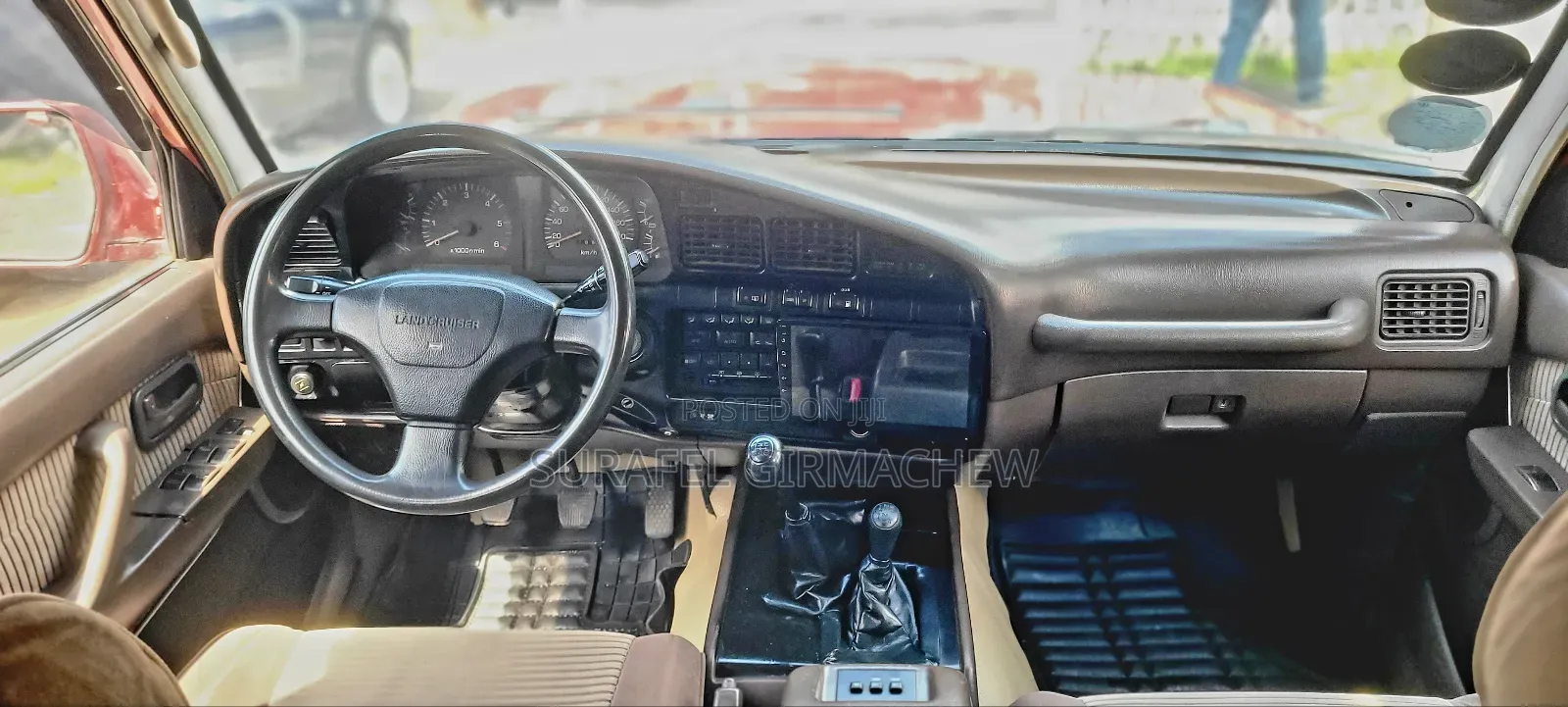 Toyota Land Cruiser 1992 Red