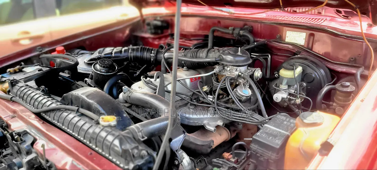 Toyota Land Cruiser 1992 Red