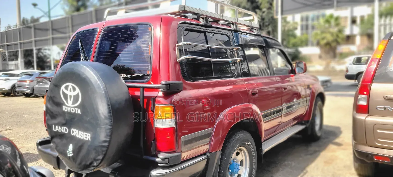 Toyota Land Cruiser 1992 Red