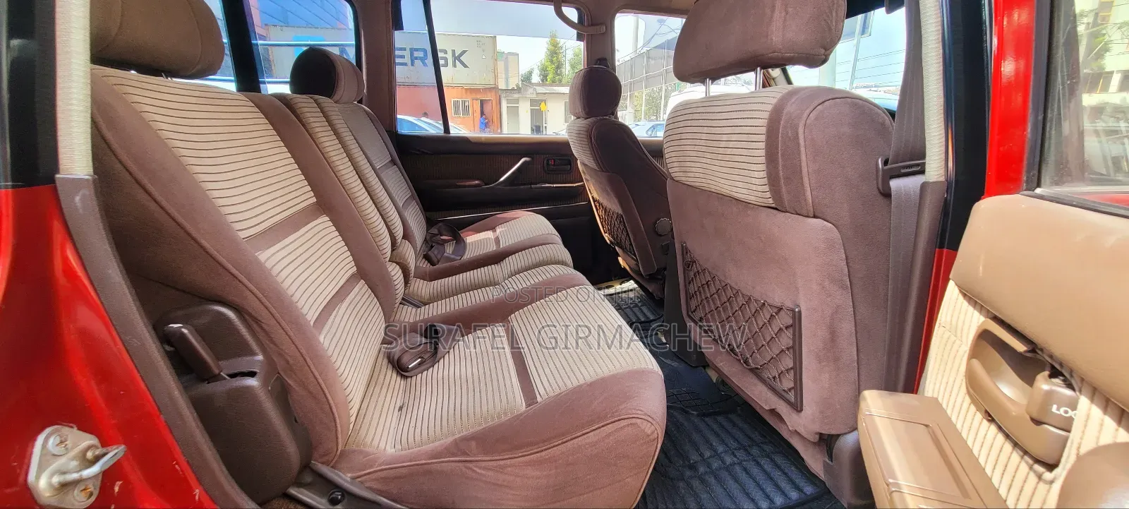 Toyota Land Cruiser 1992 Red