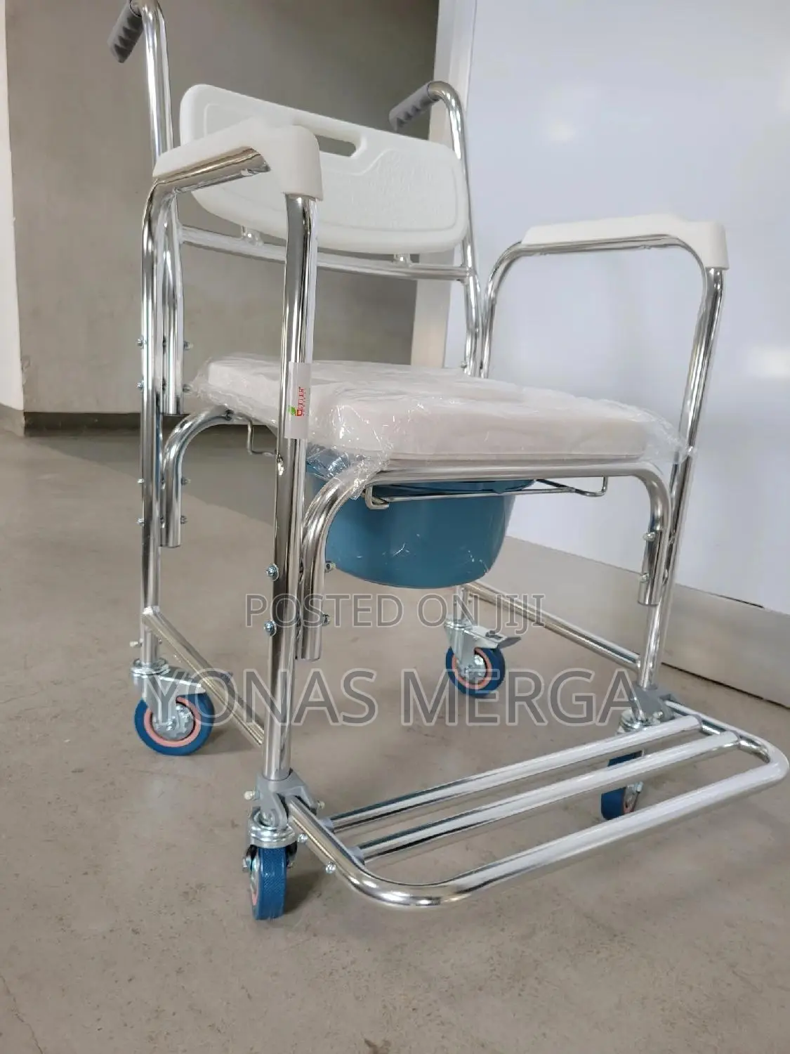 Back,Aluminum Bath Chair巉፱bath Chair Has a Thick Layer君።Commode Chair