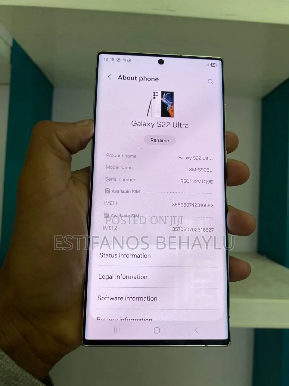 Samsung Galaxy S22 Ultra 512 GB White