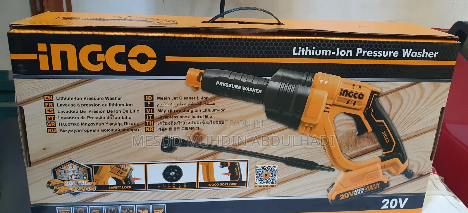 Lithium Lon Pressuer Washer