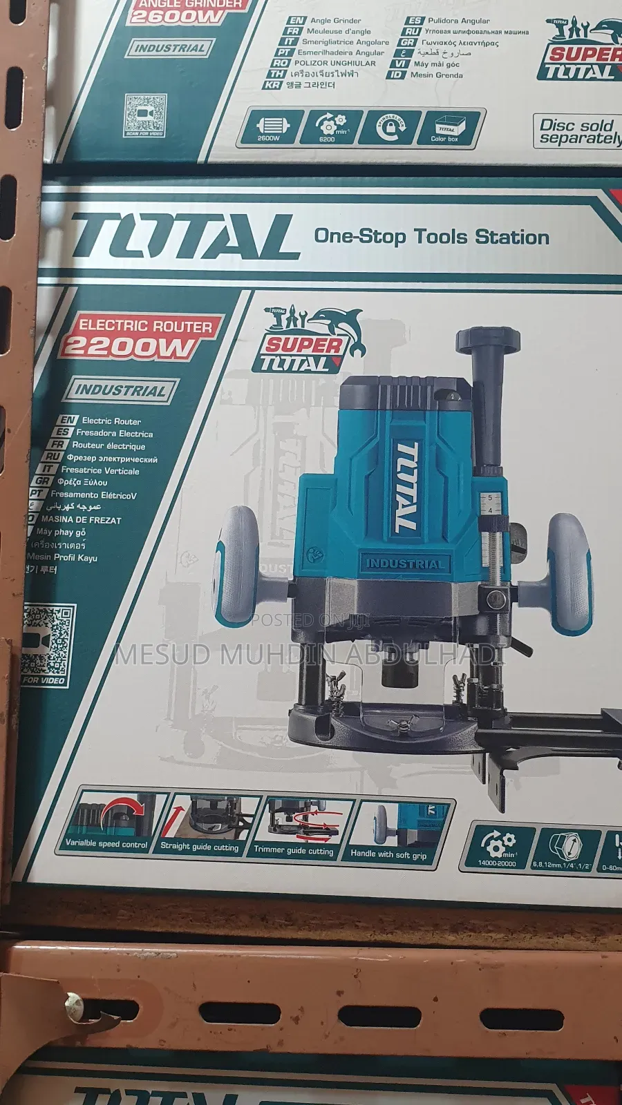 Total Eletctric Router 2200w