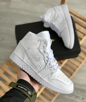Air Jordan 1 High Og Triple White Shoes