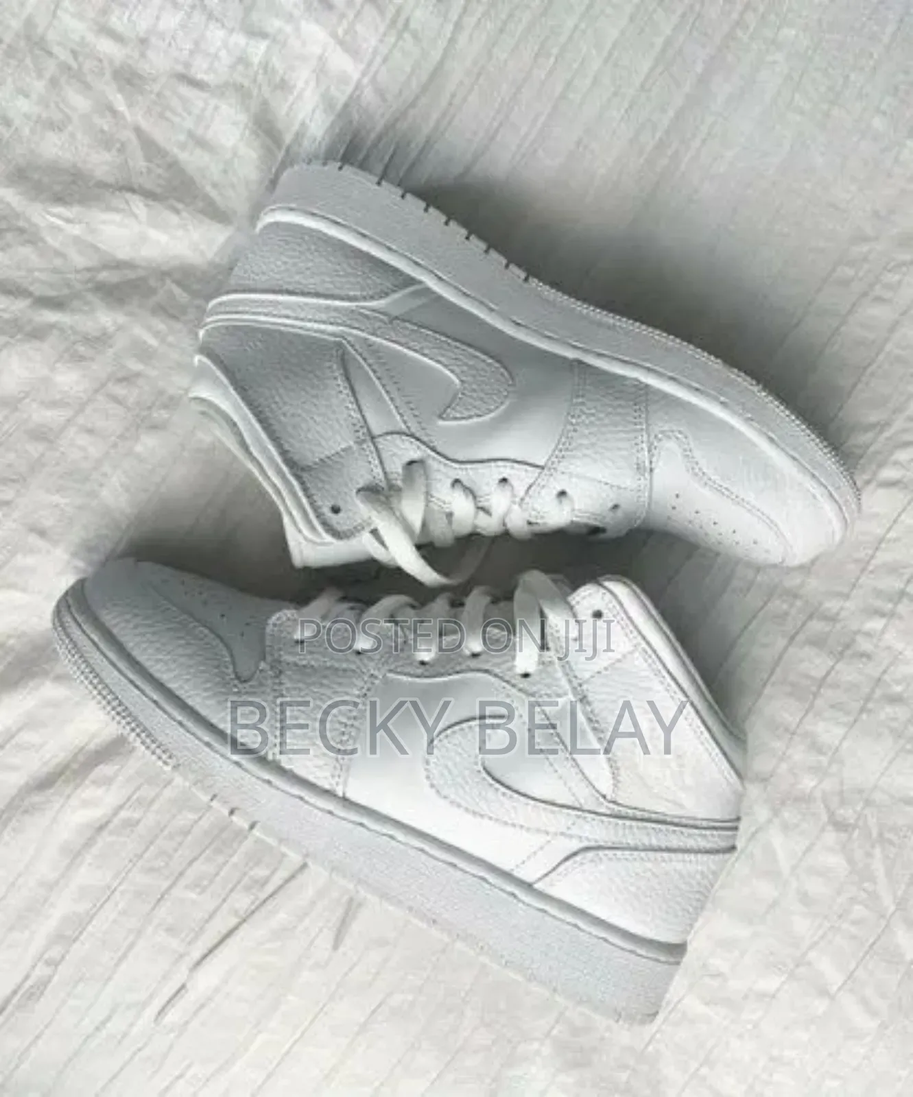 Air Jordan 1 High Og Triple White Shoes