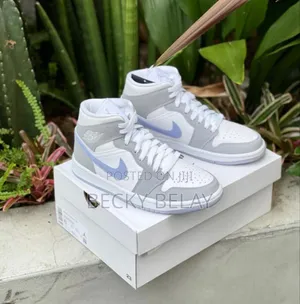 Air Jordan 1 High Og Wolf Grey Shoes