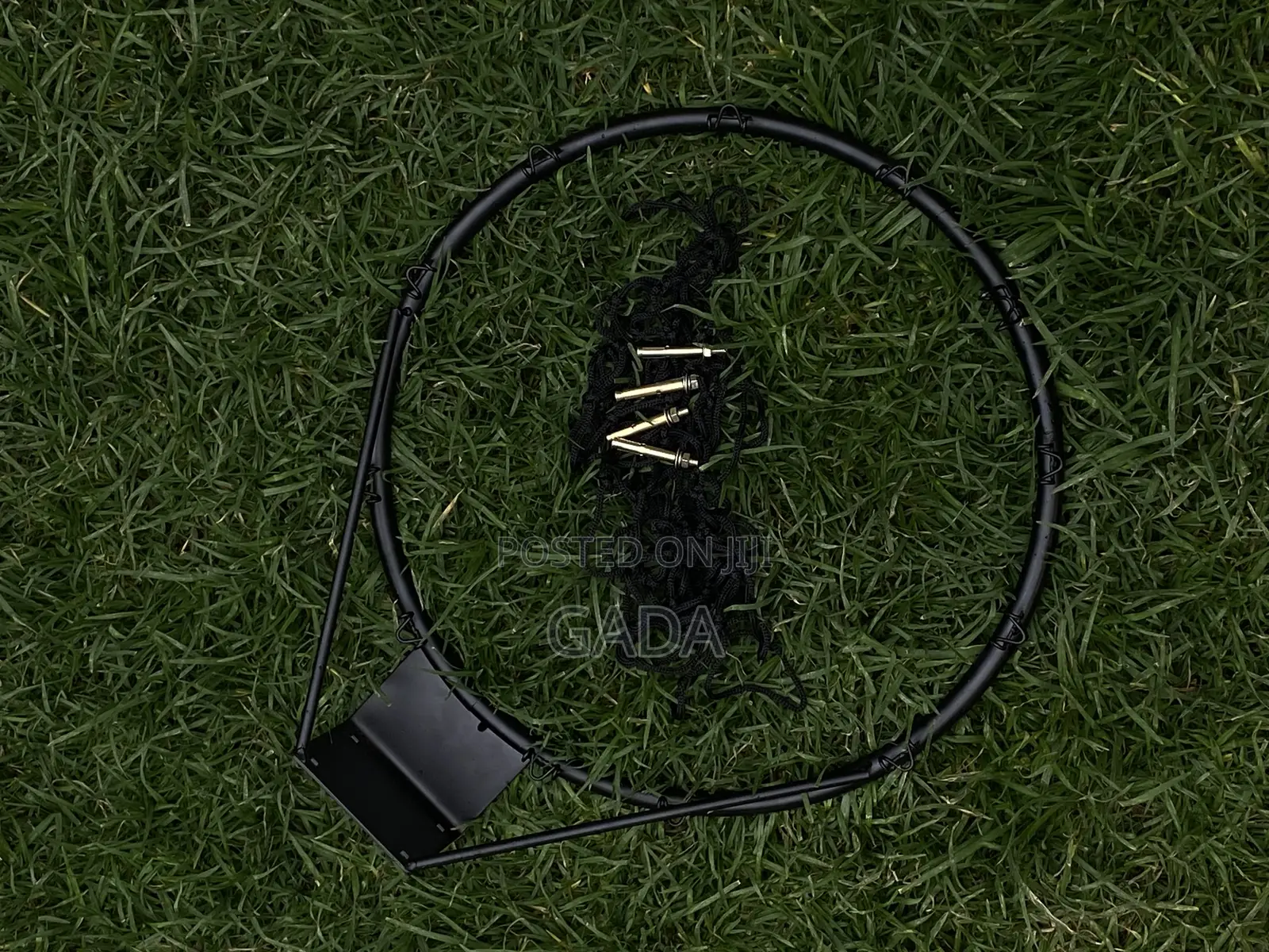 All Black Basketball Hoop