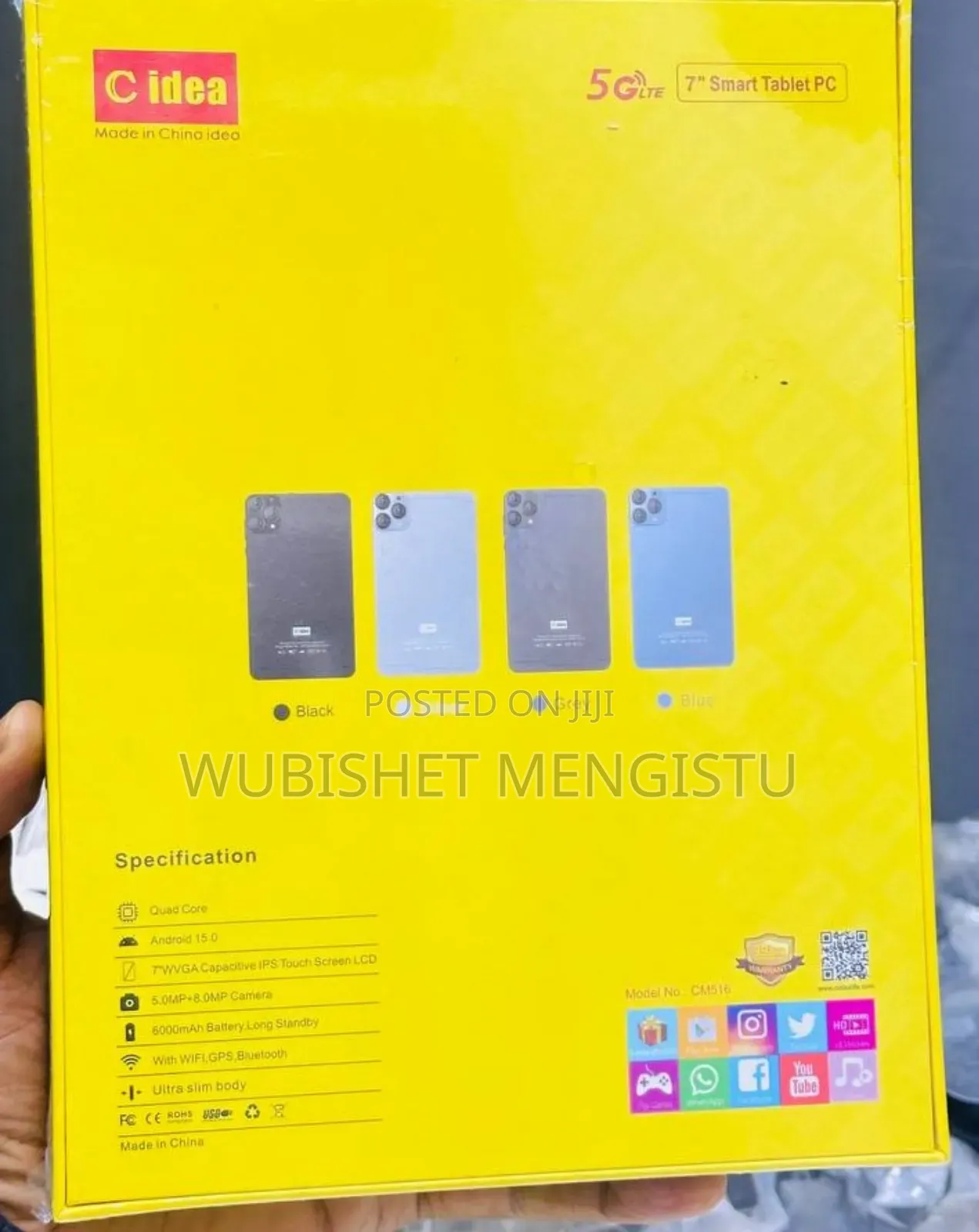 New C idea CM1000 256 GB Gray