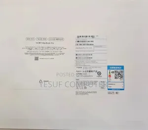 New Laptop Apple MacBook Pro 2024 M4 14-Inch 16GB Apple M4 SSD 512GB