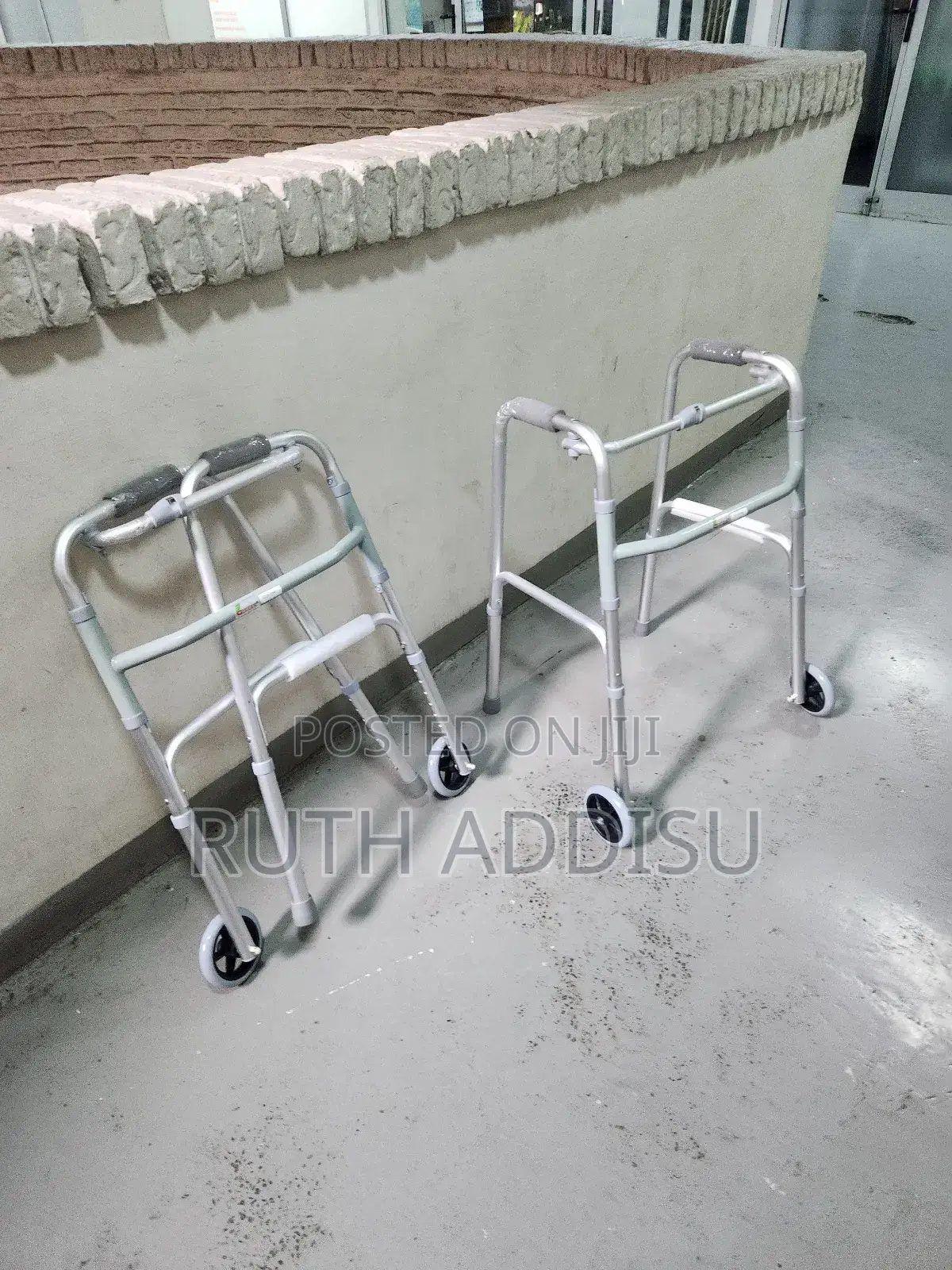 Stainless Adjustable Height Walker胺你medical Walker然他walking Frame New