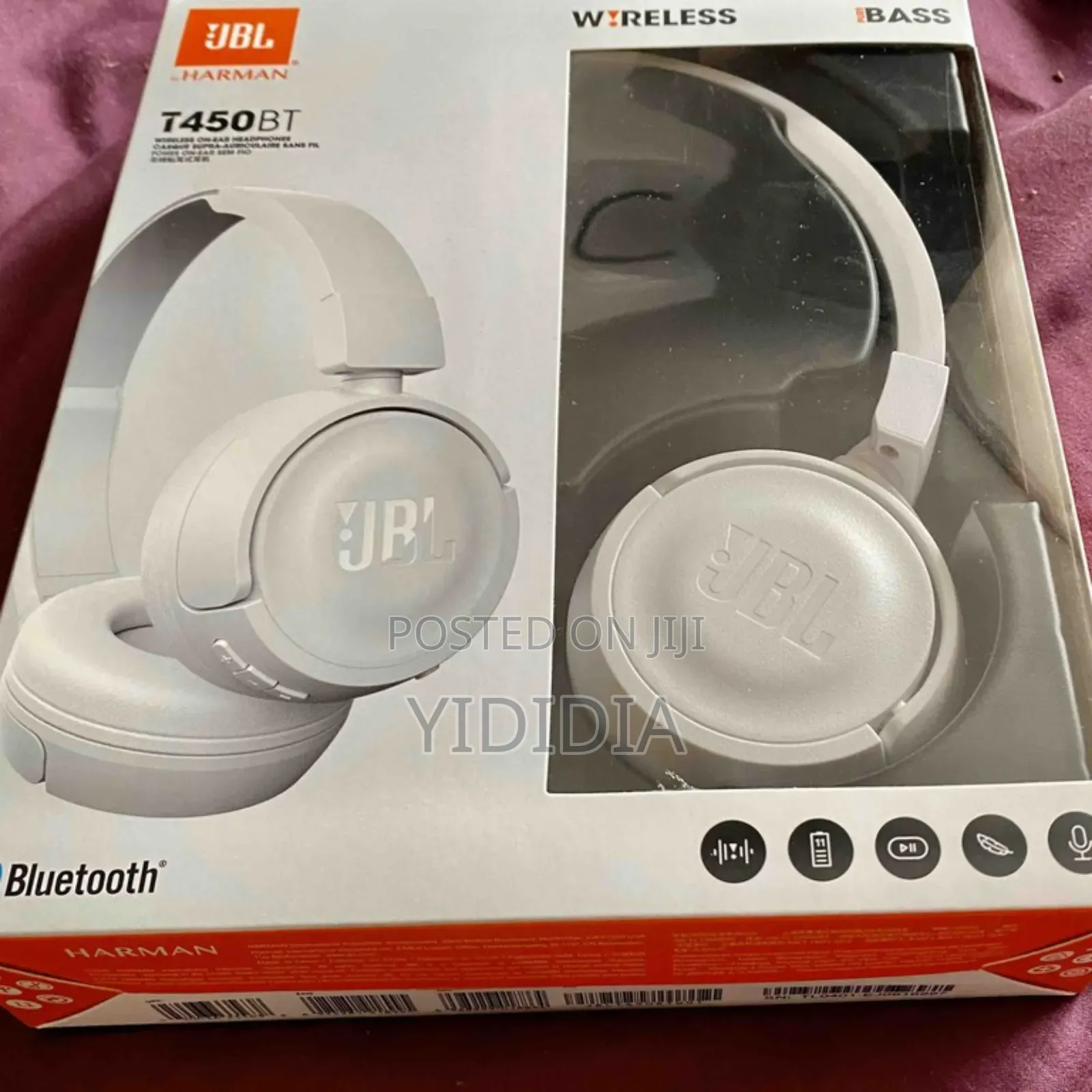 JBL T450bt Wireless on-Ear Headphone
