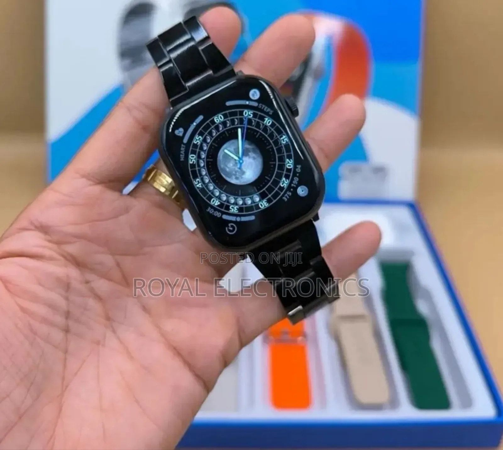 Wsmie Series-9 Smart Watch With 7 ማሰሪያዎች + Airpods