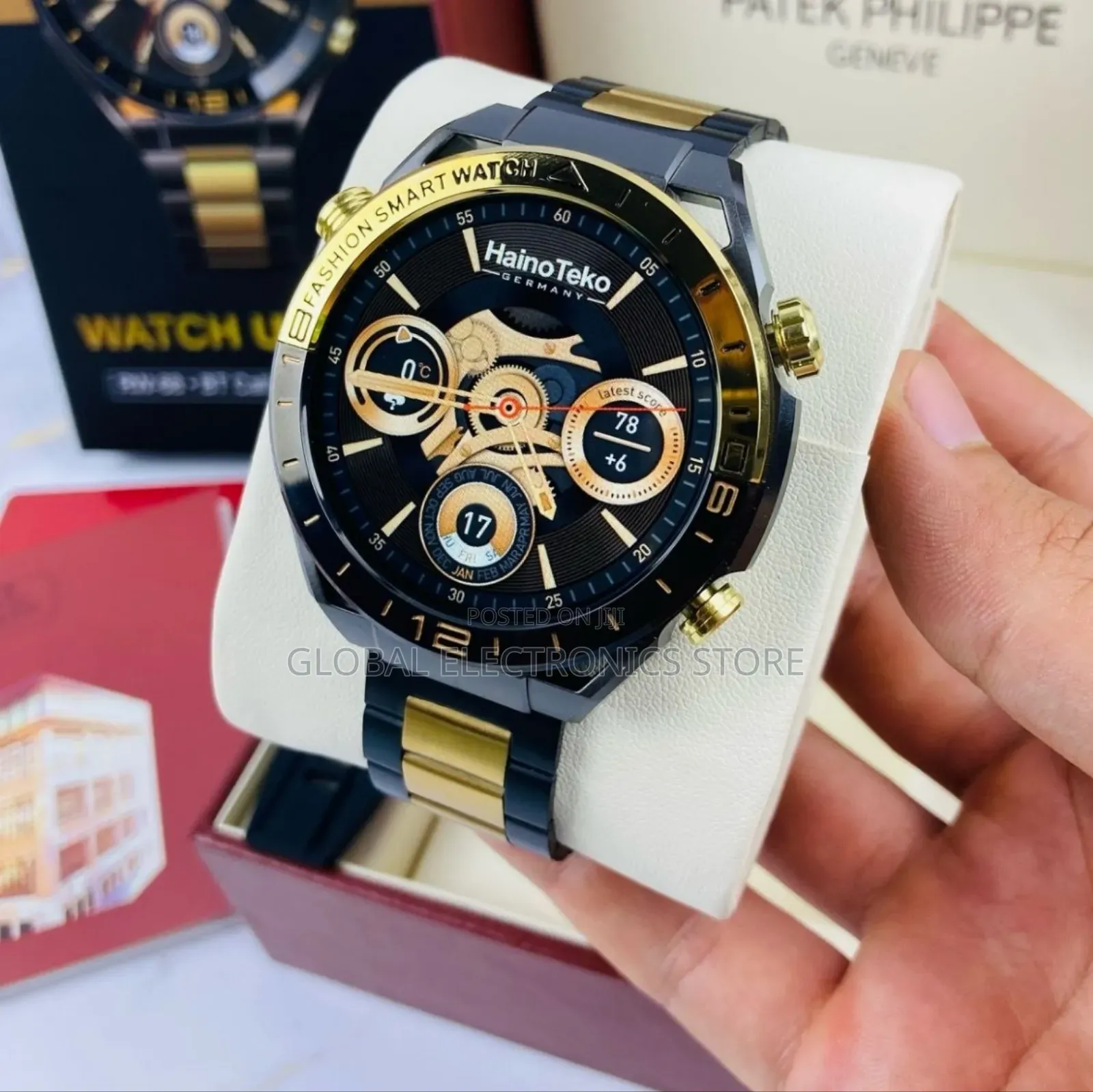 Original Germany Smart Watch With 3 Straps( Limited Edition )