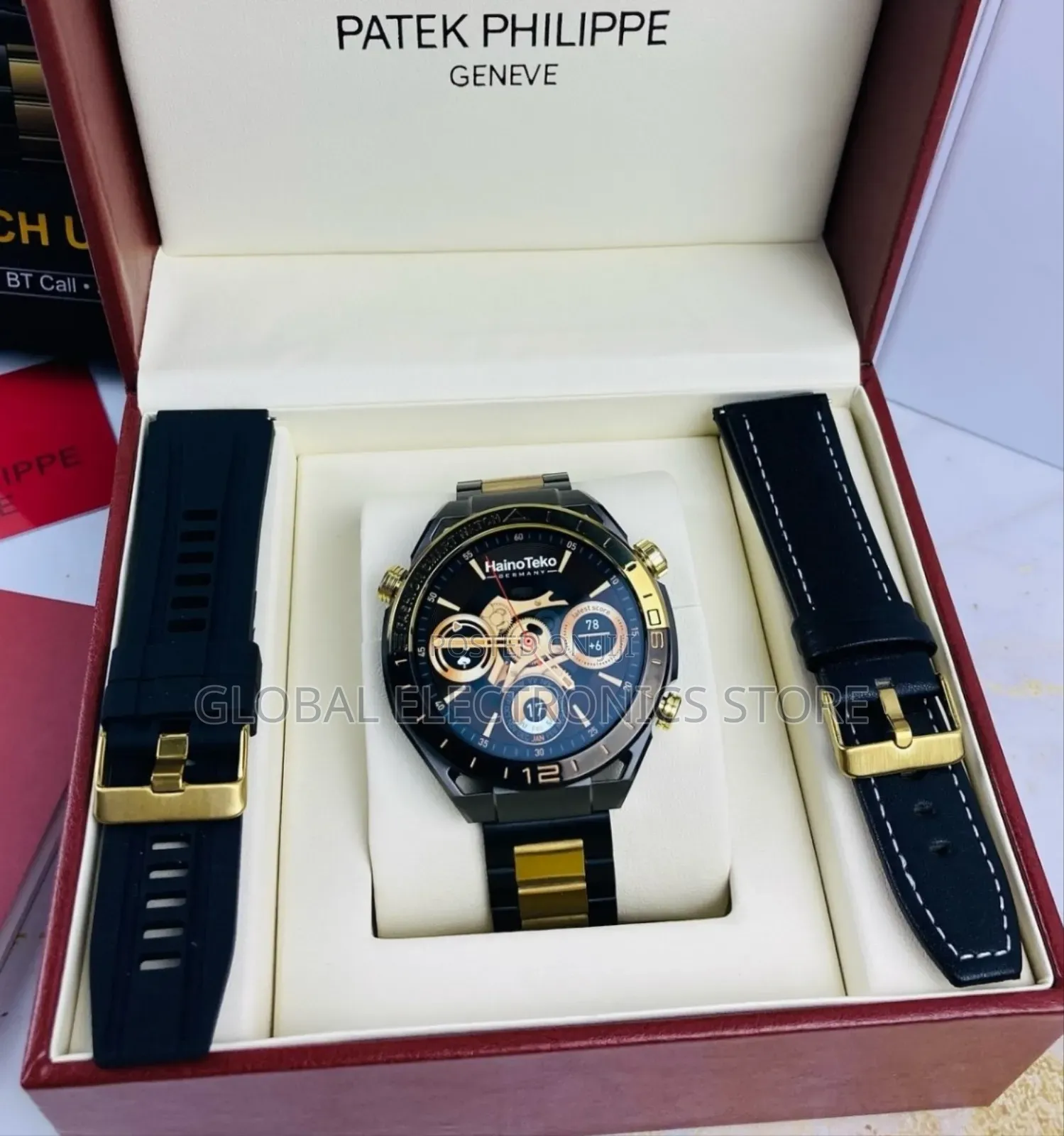 Original Germany Smart Watch With 3 Straps( Limited Edition )