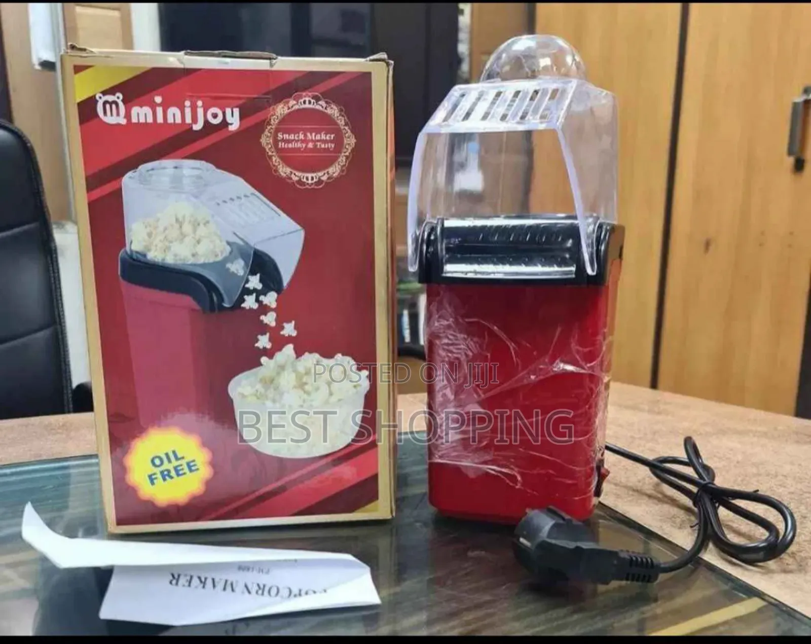 Automatic Mini Electric Popcorn Maker ፋንዲሻ ማፈንጃ