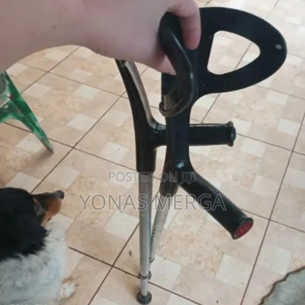 Crutches澎፼elbow Crutches ,Weight Cap : 150 Kg, 2pc