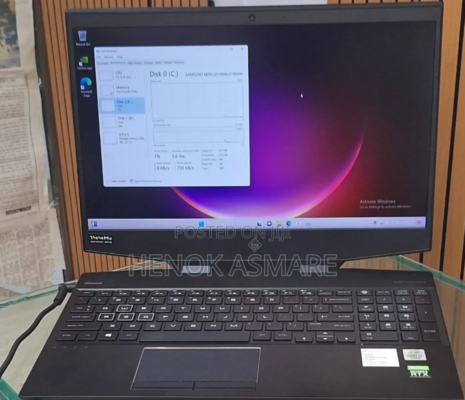 New Laptop HP Omen X 16GB Intel Core I7 SSD 1T