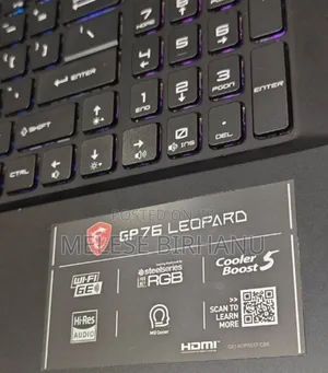 New Laptop MSI Raider GE76 12UGS 16GB Intel Core I7 SSD 1T
