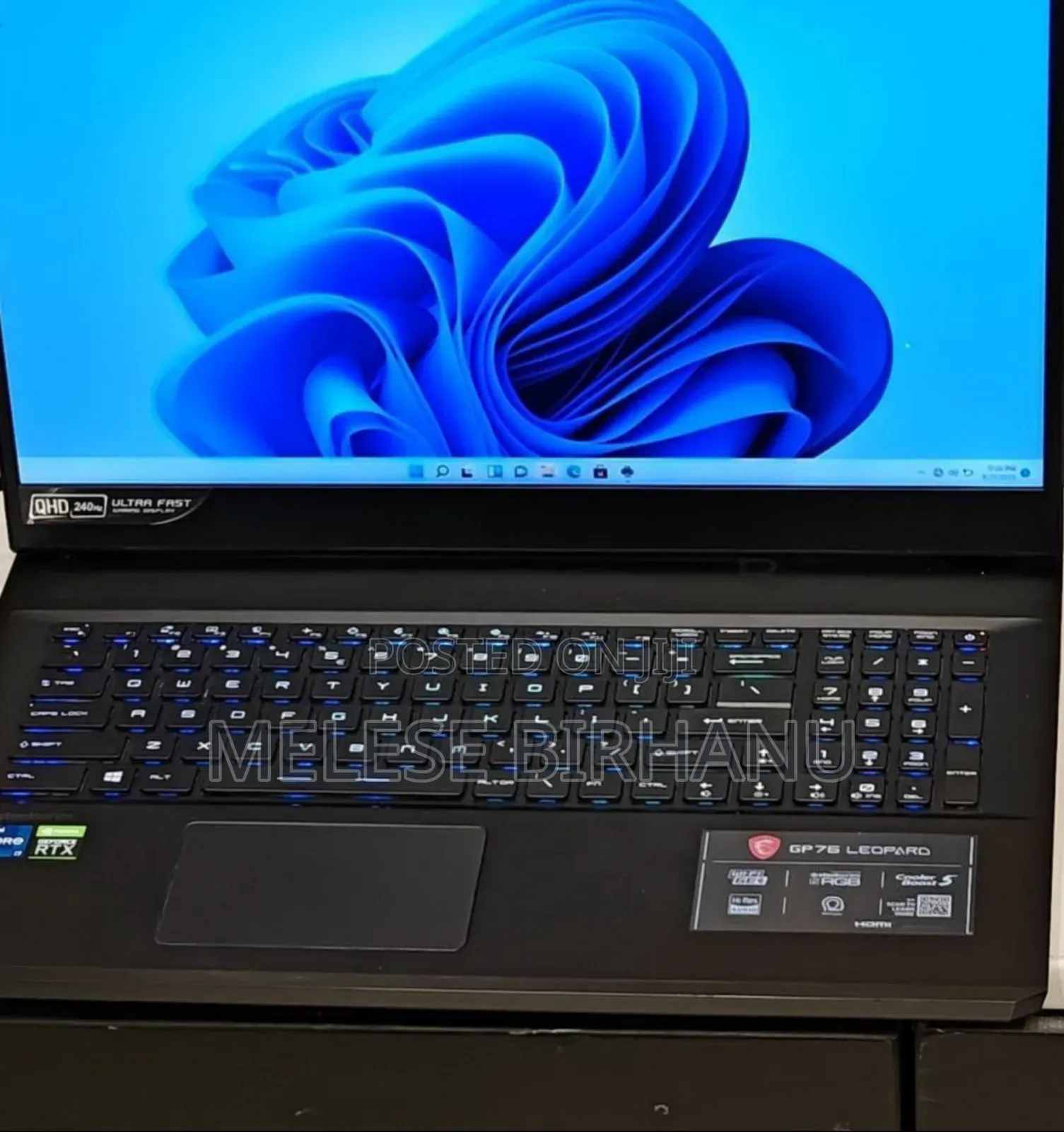 New Laptop MSI Raider GE76 12UGS 16GB Intel Core I7 SSD 1T