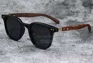 Photo - Oakley Sunglasses, With Brown Wood Frame