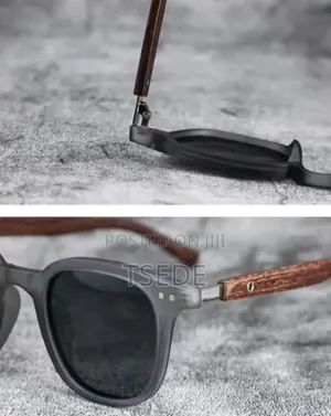 Oakley Sunglasses, With Brown Wood Frame