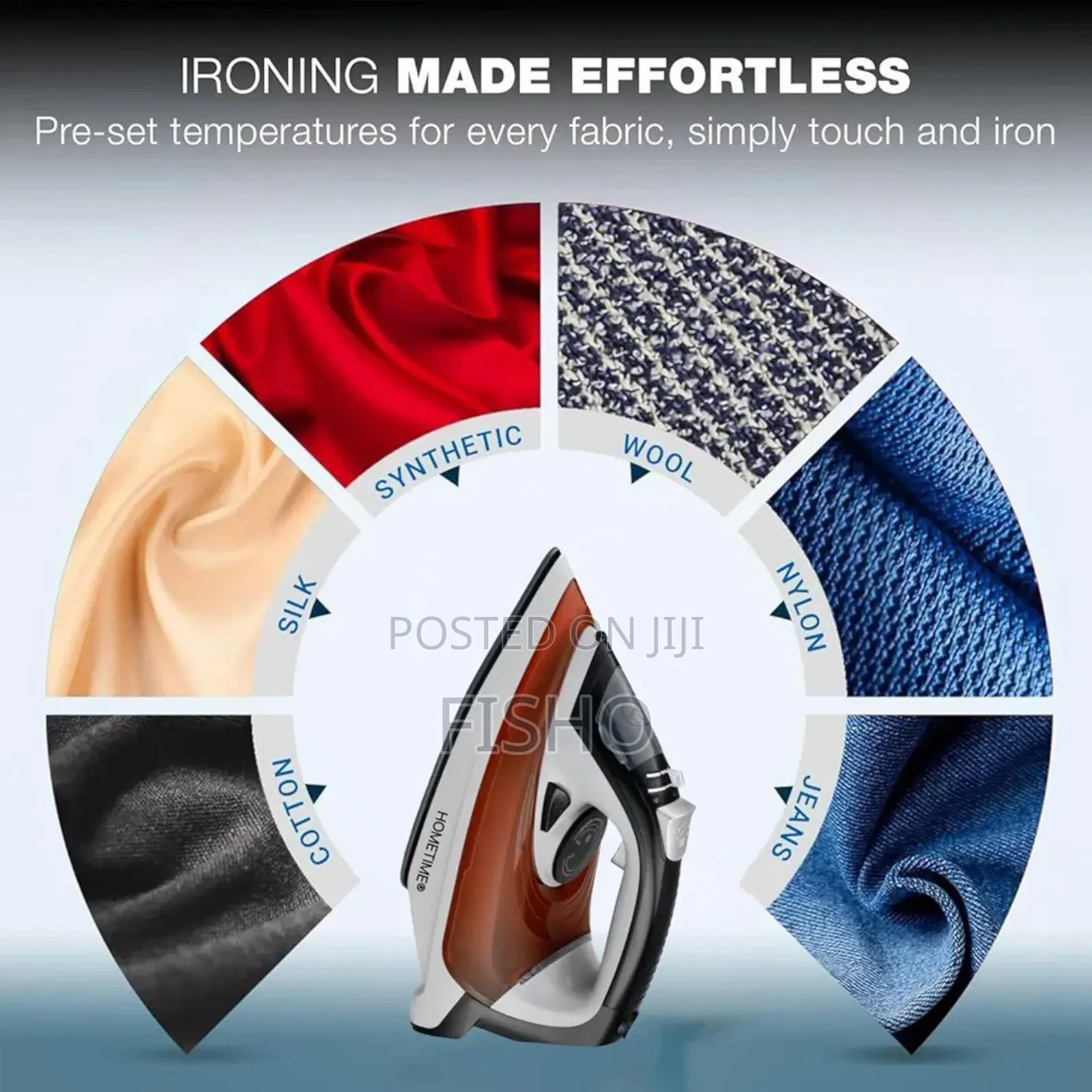 Hometime Steam Iron ከነፃ ዲሊበሪ ጋር