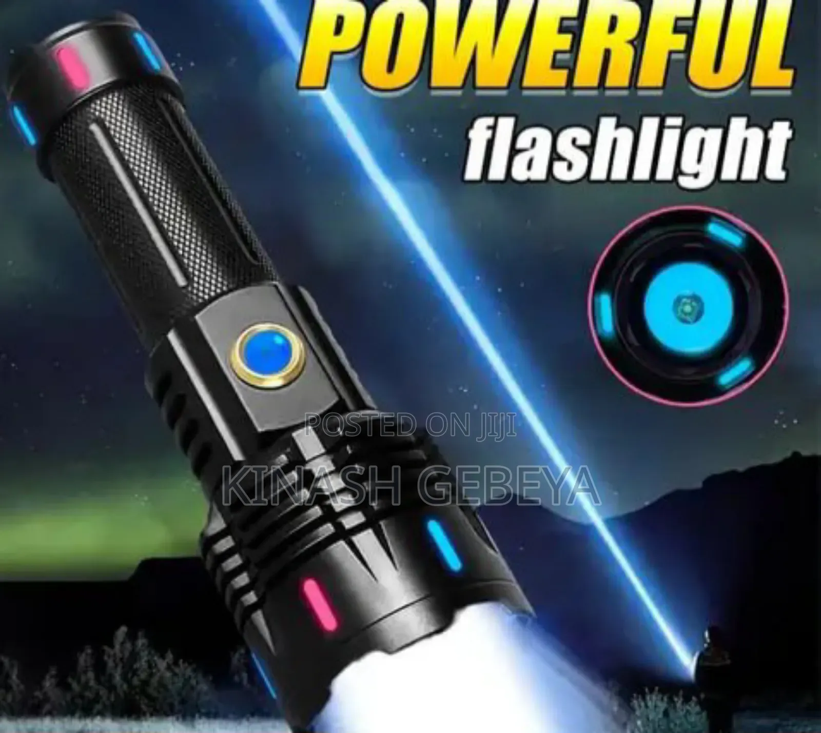 Led Rechargeable Flashlight(10000mah)