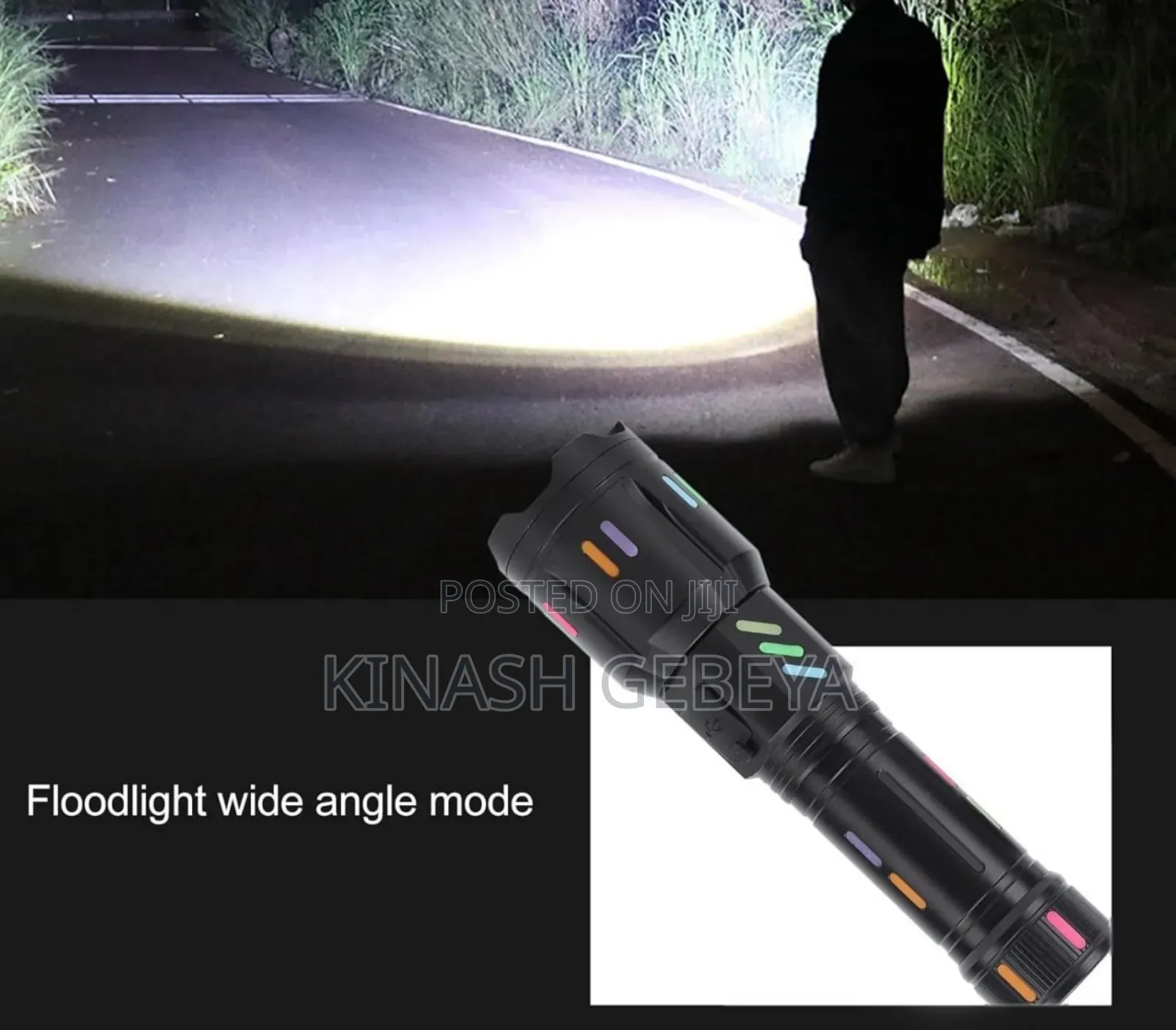Led Rechargeable Flashlight(10000mah)