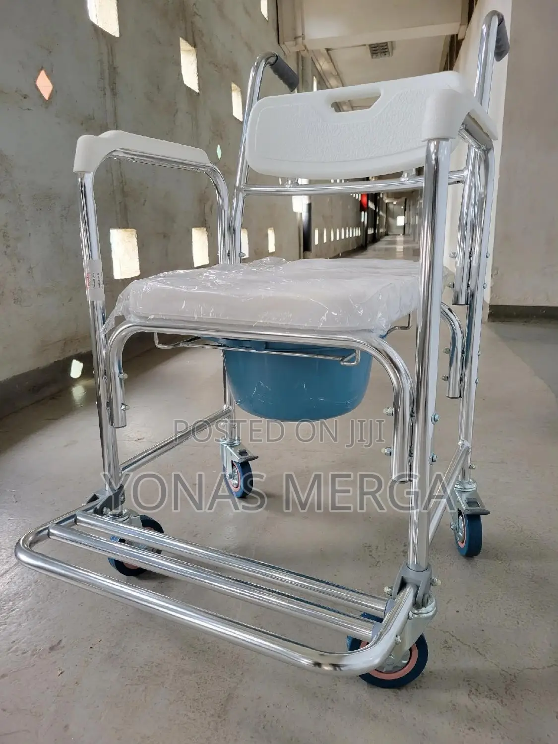 Toilet Chair会畾material Load-Bearing the Wheelchair蟒፭shower-Wheelchair