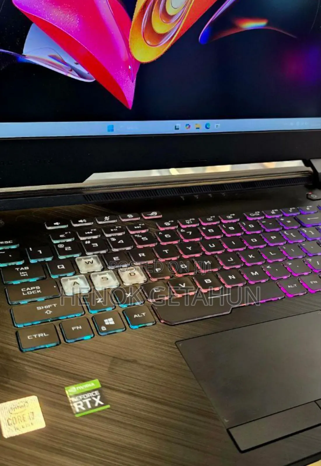 New Laptop Asus ROG Strix G15 16GB Intel Core I7 SSD 512GB