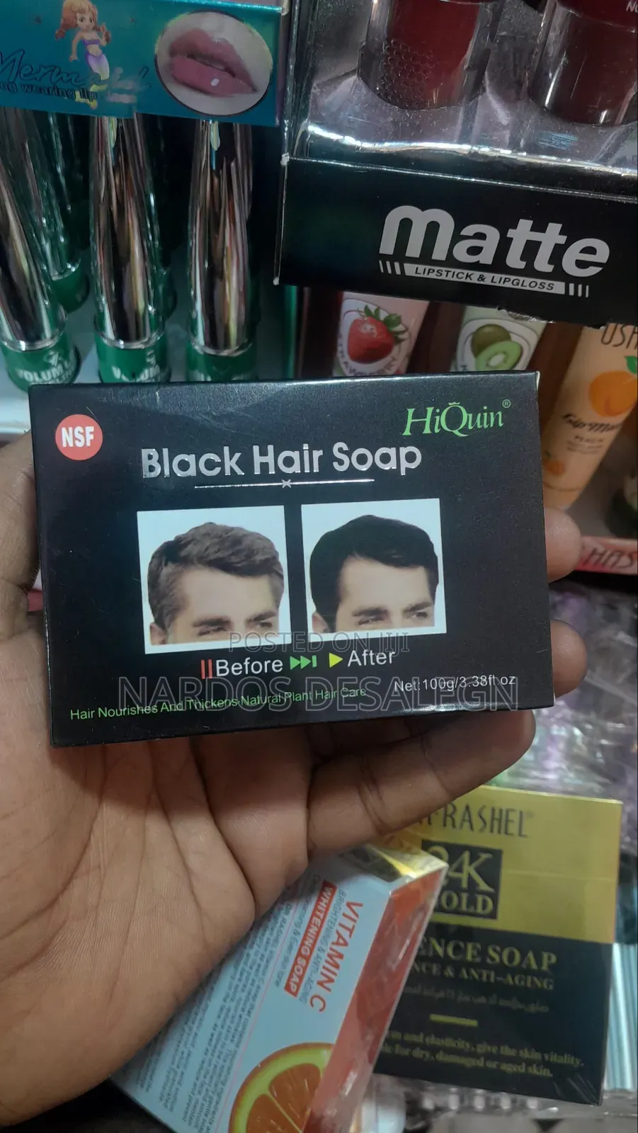 Black Hair Soap