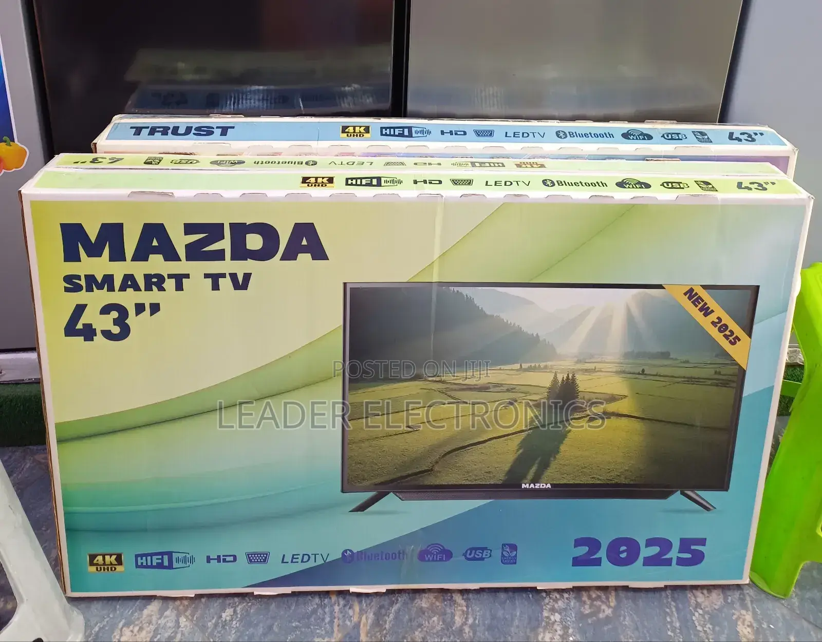 Cinema at Home! Mazda 43'' Smart Android Double Glass Tv”