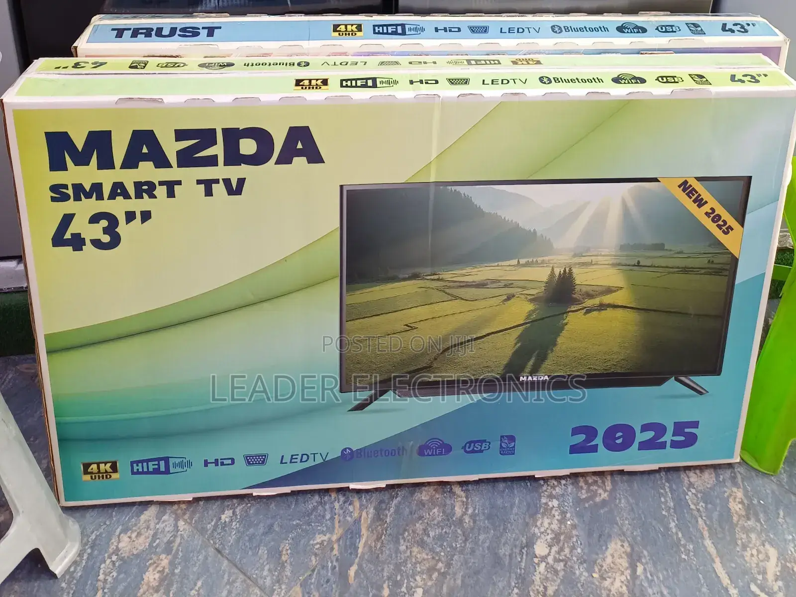 Cinema at Home! Mazda 43'' Smart Android Double Glass Tv”