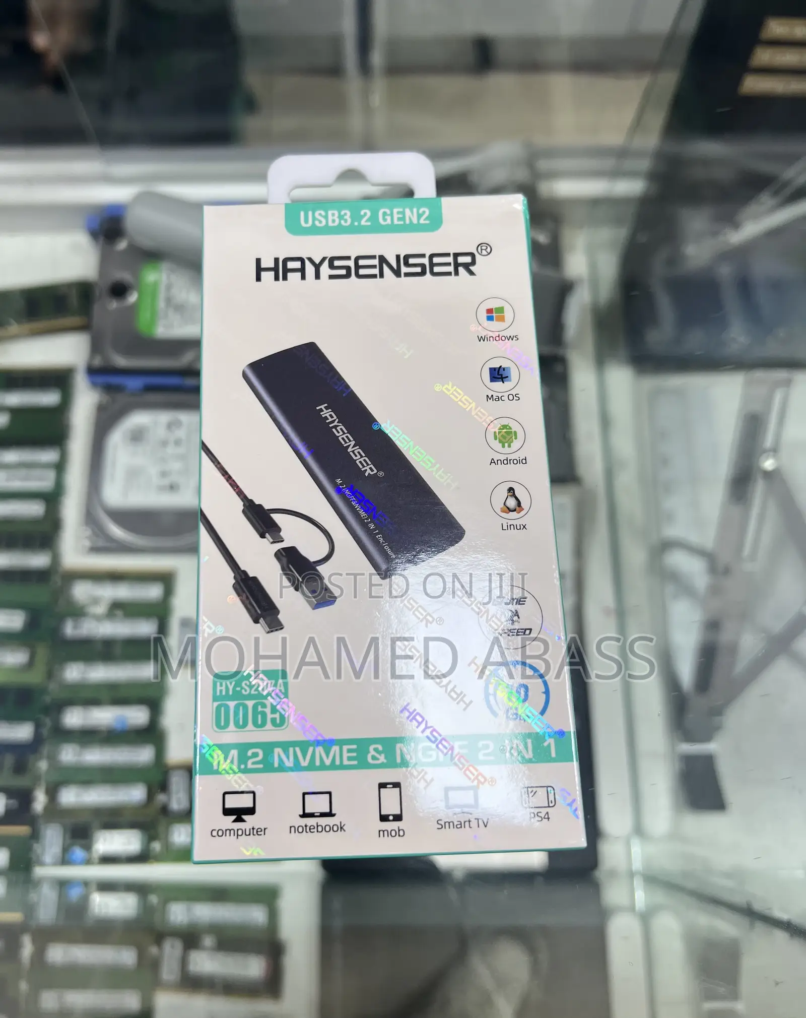 Haysenser M.2 SSD Enclosure