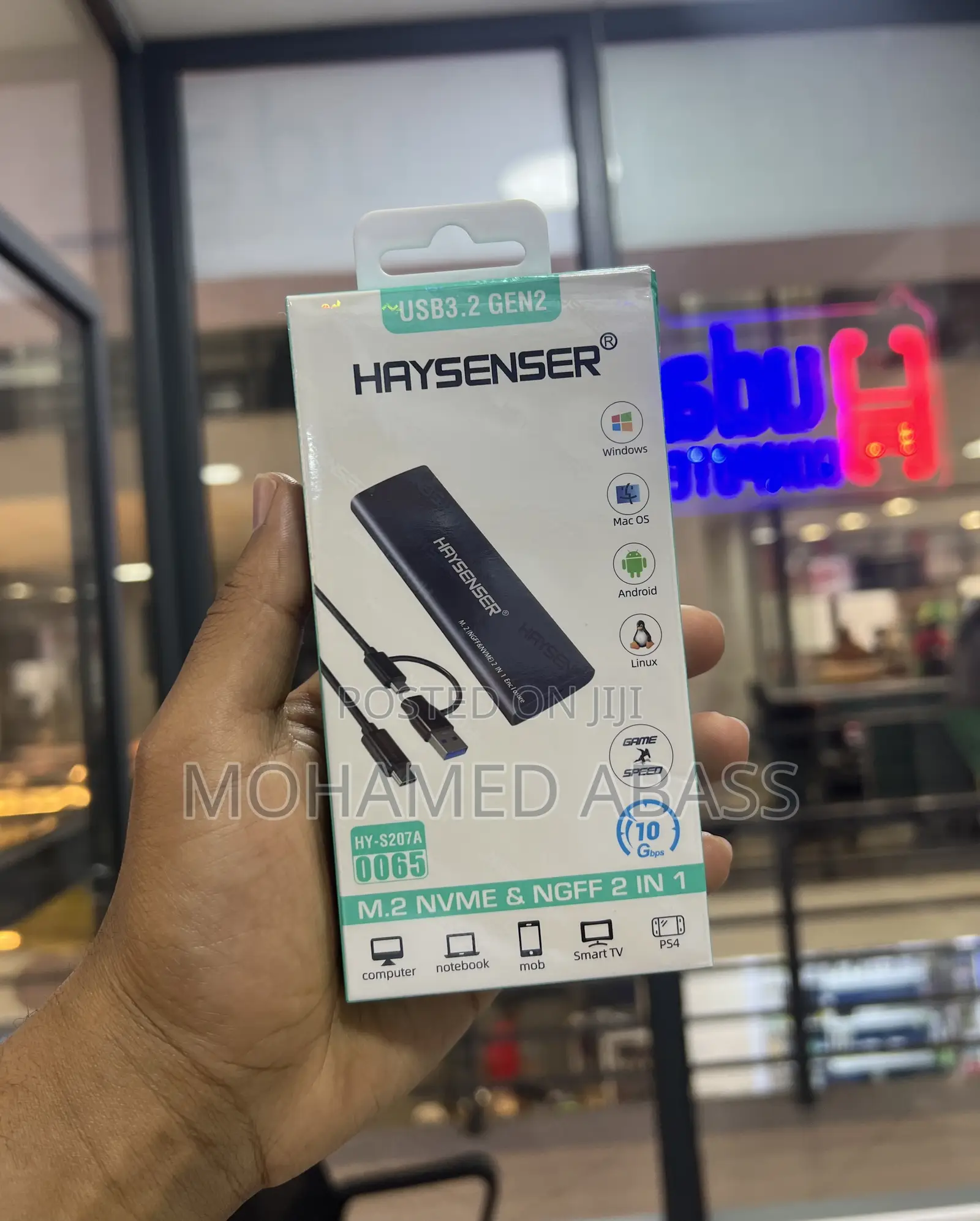 Haysenser M.2 SSD Enclosure