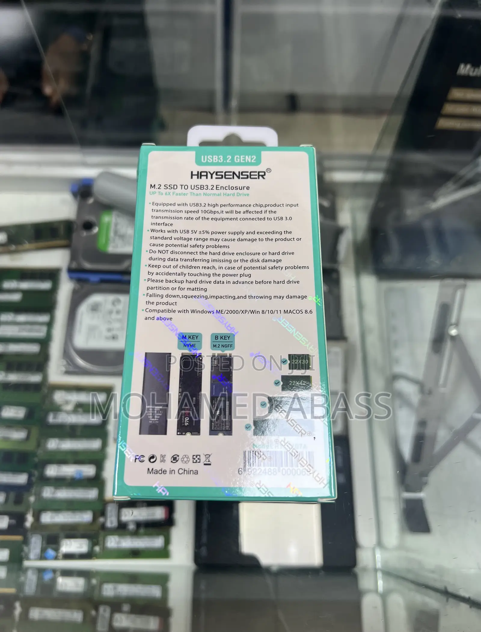 Haysenser M.2 SSD Enclosure
