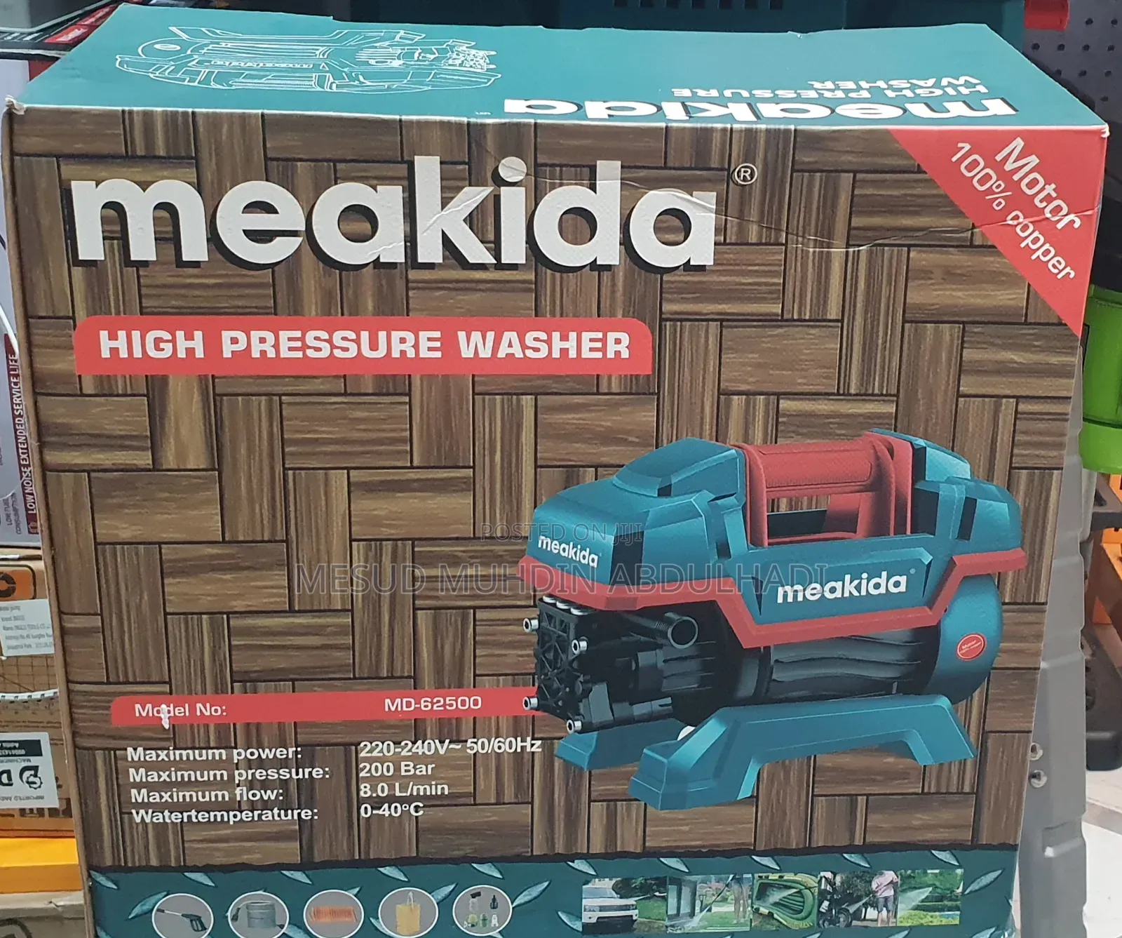 Meakida High Pressuer Washar 2200w