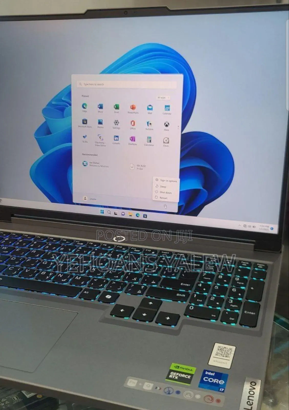 New Laptop Lenovo Legion 5 16GB Intel Core I7 SSD 1T