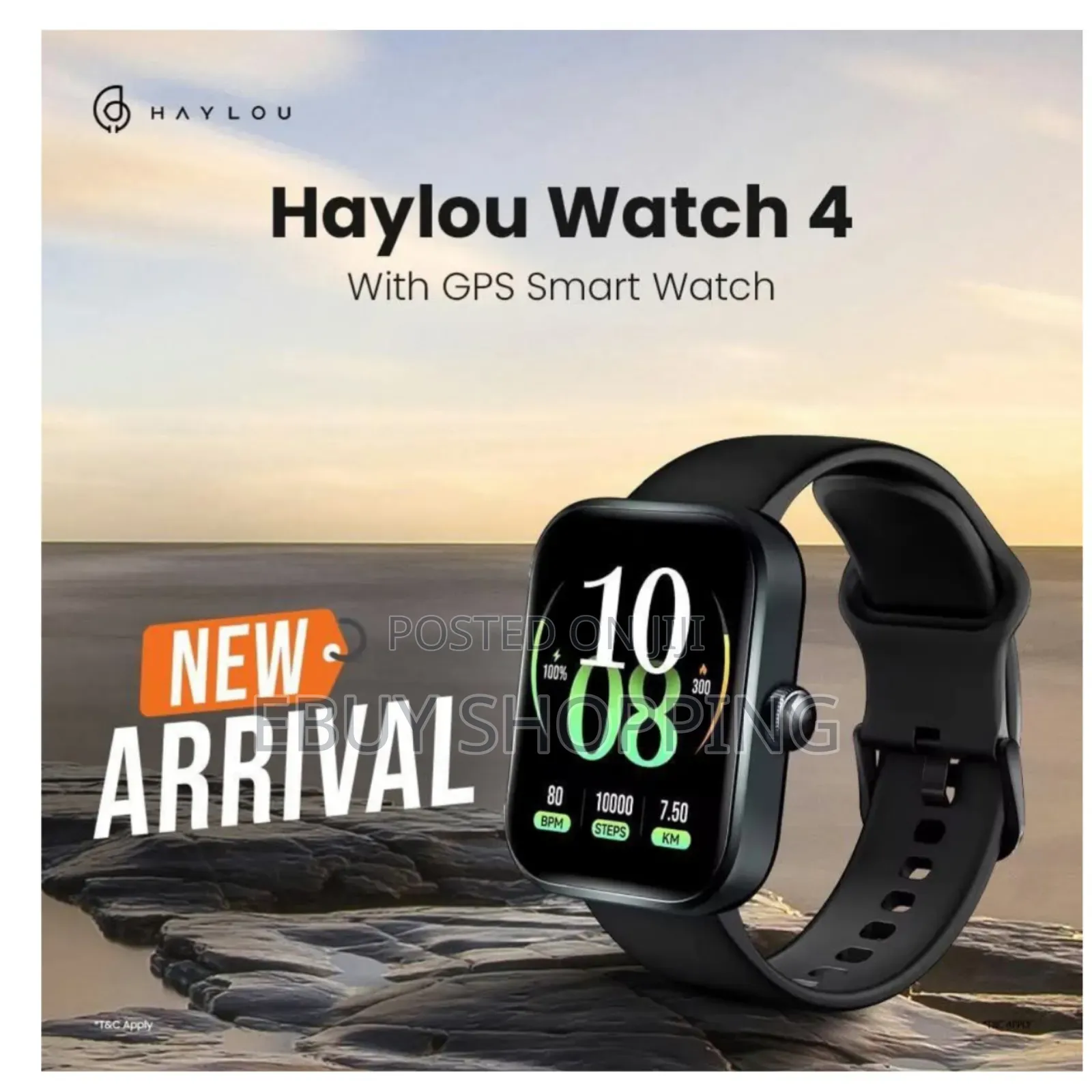 Xiaomi Haylou Watch 4 - 1.93" Display, 15-Day Battery Life