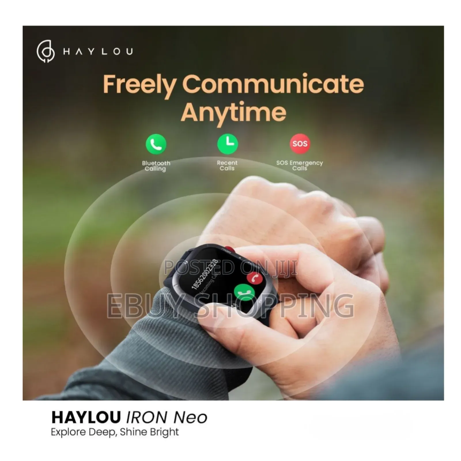 Stay Connected With the Haylou Iron Neo Smartwatch