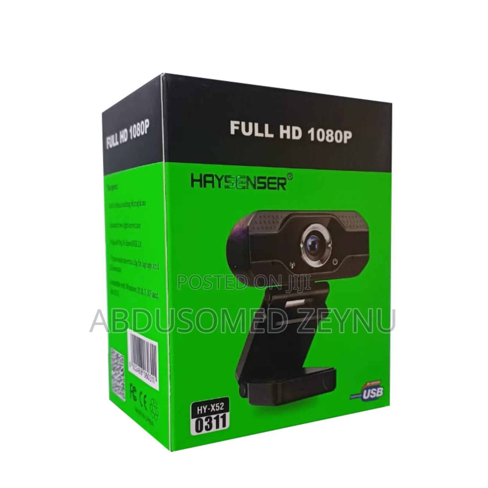 Webcam Full Hd 1080p Video Calling Camera With Mic.