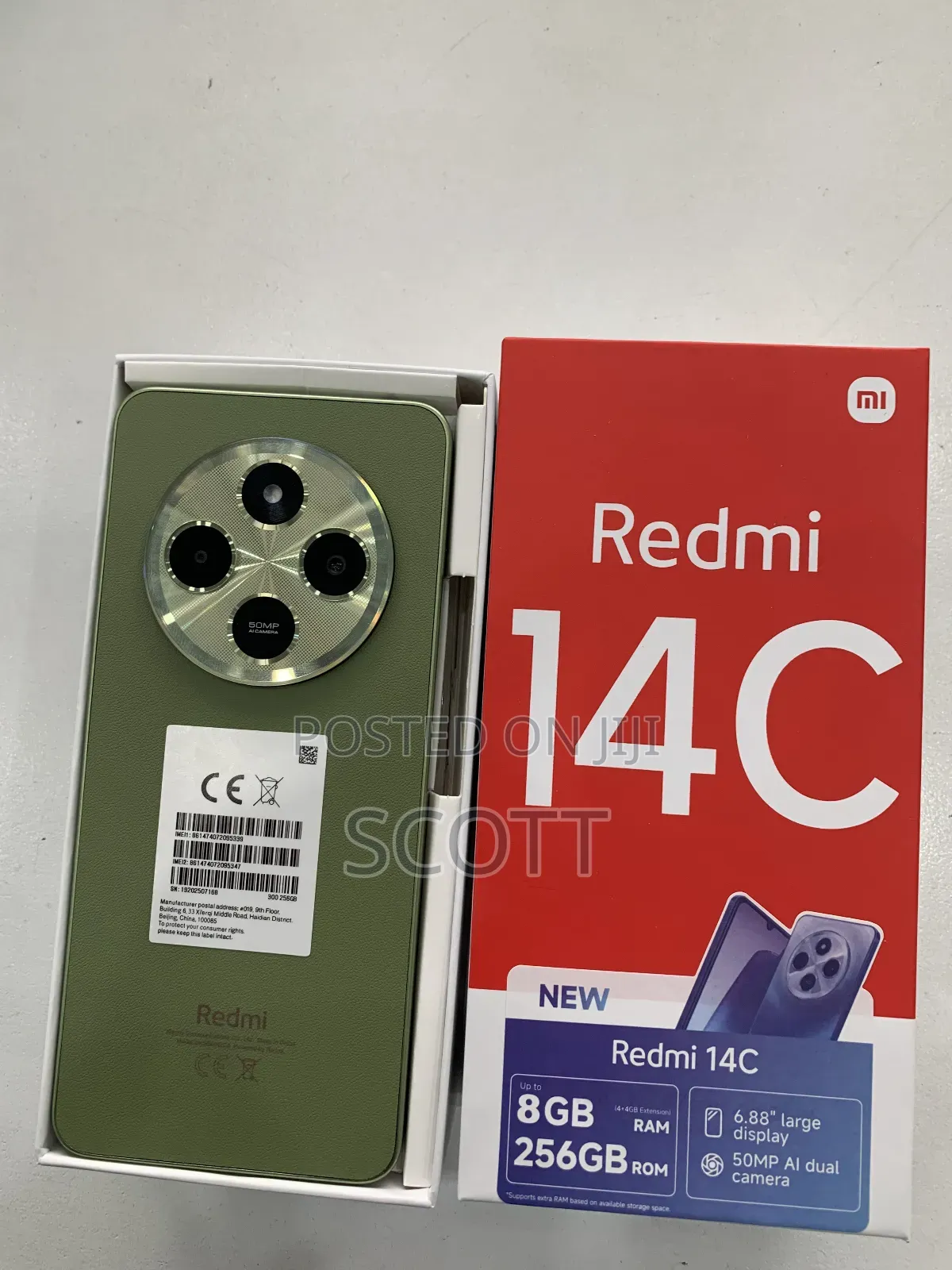 New Xiaomi Redmi 14C 256 GB Green