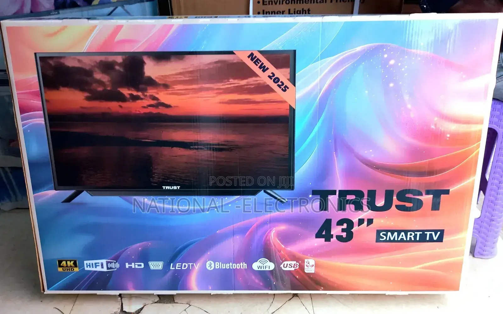 Trust 43 Inch Tv Smart Android 14.0 New 2025 Tv