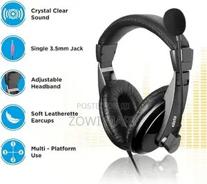 Intex It-Hp896l Headphone – Echo Sound, Sonic Boom Multimedia Headset